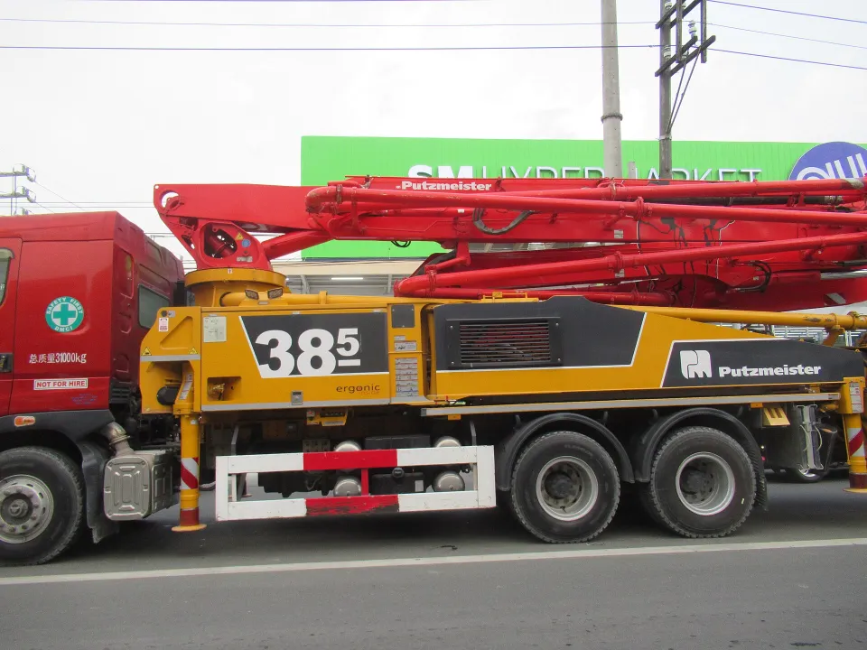 Putzmeister truck-mounted concrete pump