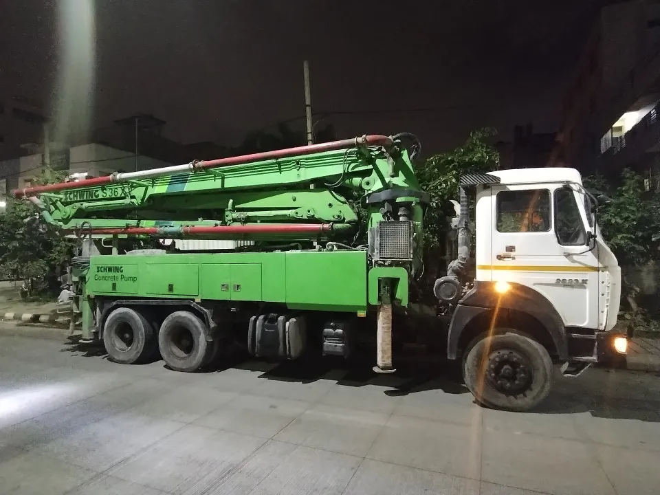 Schwing truck-mounted concrete pump