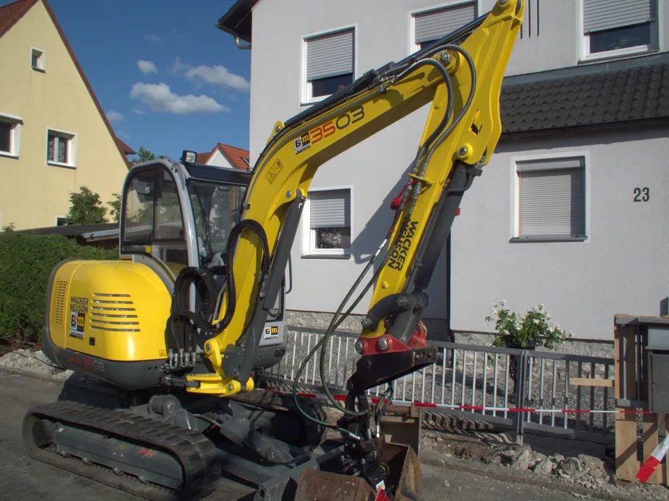 Wacker Neuson mini excavator