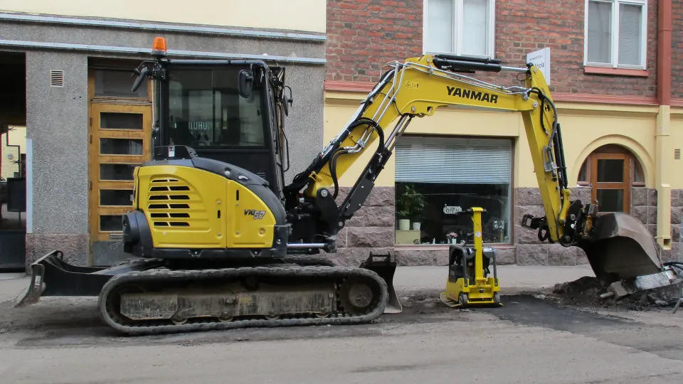 Yanmar compact excavator