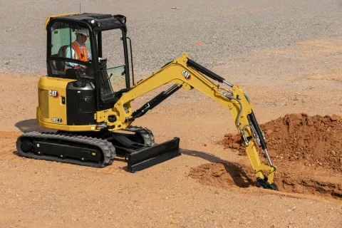 Caterpillar 302.7 CR mini excavator