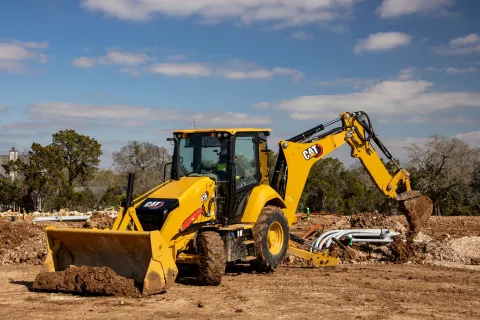 Caterpillar 416 backhoe loader