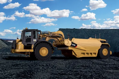 Caterpillar 637K wheel tractor scraper