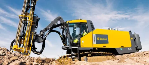 Epiroc FlexiROC T45 drill rig
