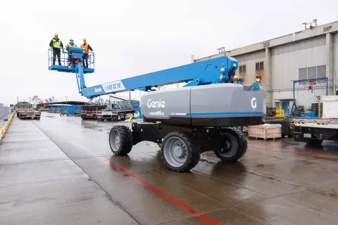 Genie S-85 XC aerial work platform (hybrid S-85 XC FE version pictured)