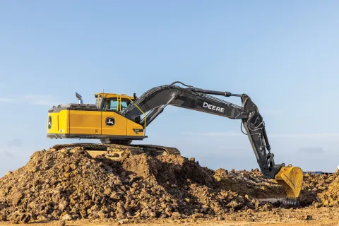 John Deere 210 P-Tier excavator