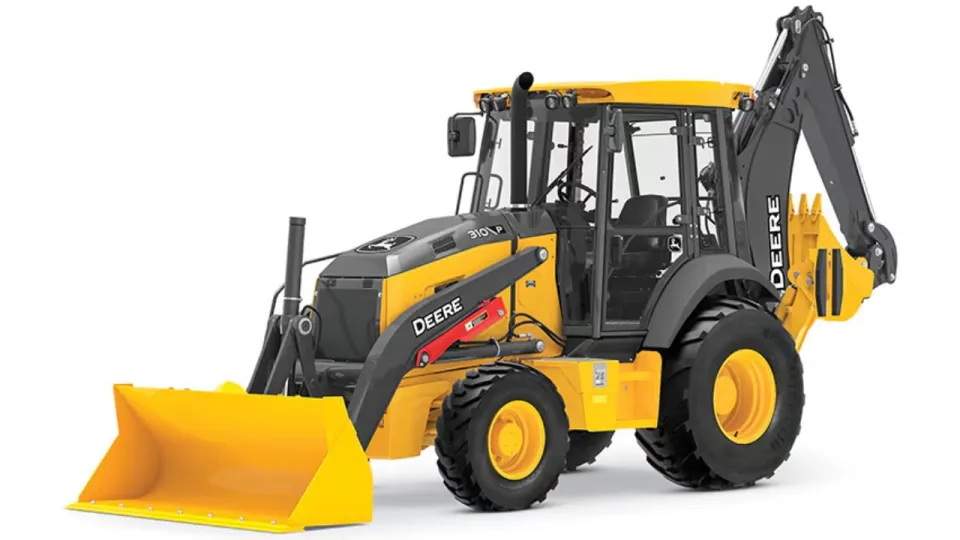 John Deere 410 P-Tier backhoe loader