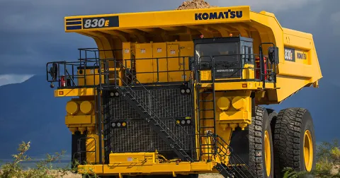 Komatsu 830E mining truck