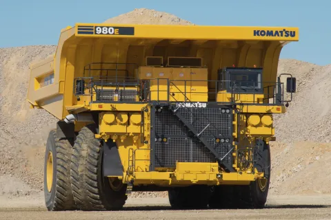 Komatsu 980E-5 mining truck
