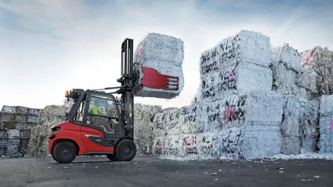 Linde H50 forklift