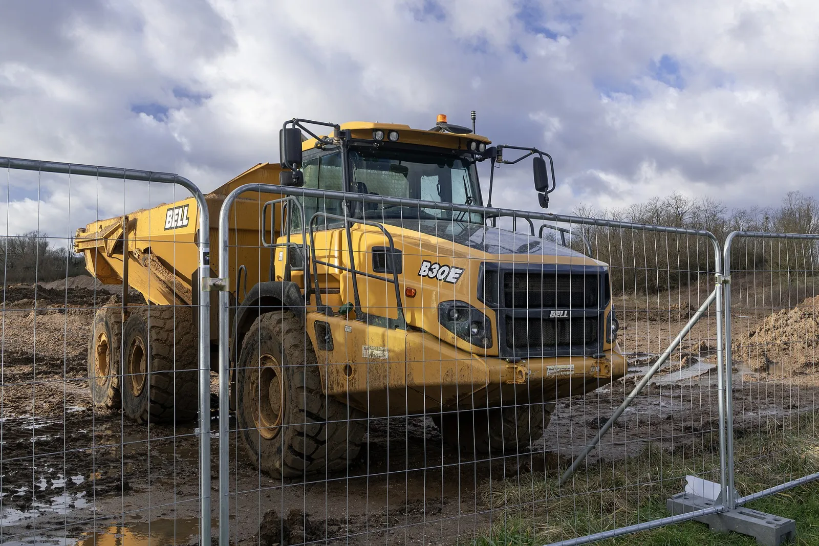 Bell B30E articulated dump truck