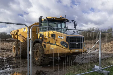 Bell B30E articulated dump truck