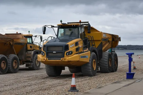 Bell articulated dump truck