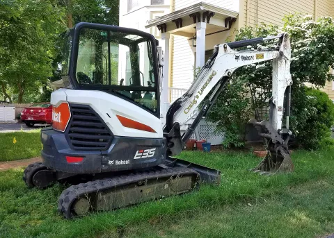 Bobcat E35 compact excavator