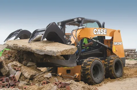 CASE machine similar to the CASE SR210B (related model may be pictured)