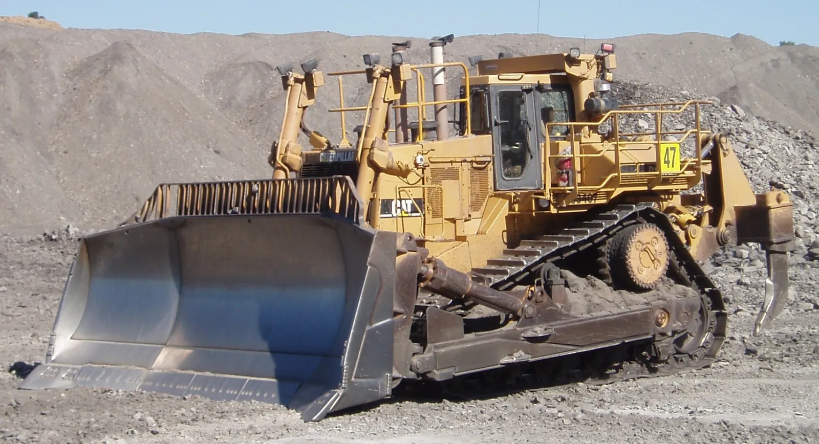 Caterpillar D11 large crawler dozer
