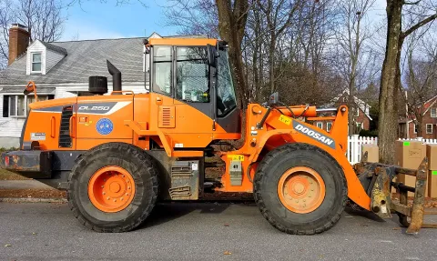 Doosan DL250 wheel loader (now sold as Develon)
