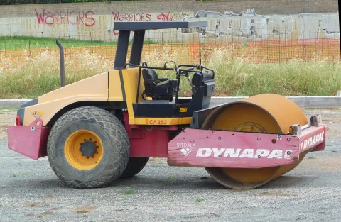 Dynapac single-drum road roller