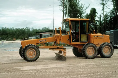 John Deere motor grader