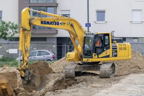 Komatsu PC210LC crawler excavator