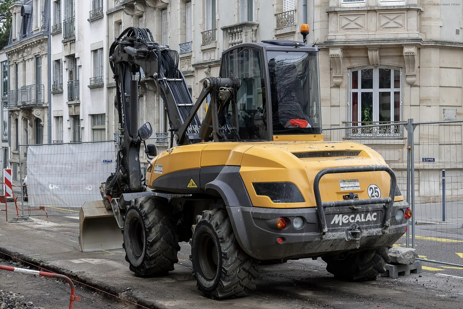 Mecalac 12MTX wheeled excavator-loader