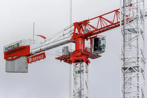 Potain MDT 389 topless tower crane