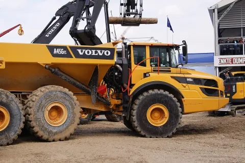 Volvo machine similar to the Volvo A45G (related model may be pictured)