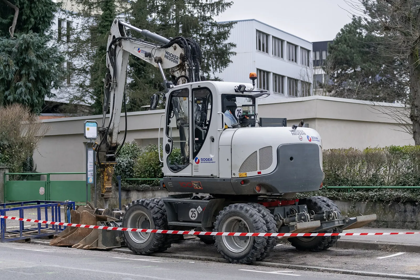 Wacker Neuson EW100 wheeled excavator