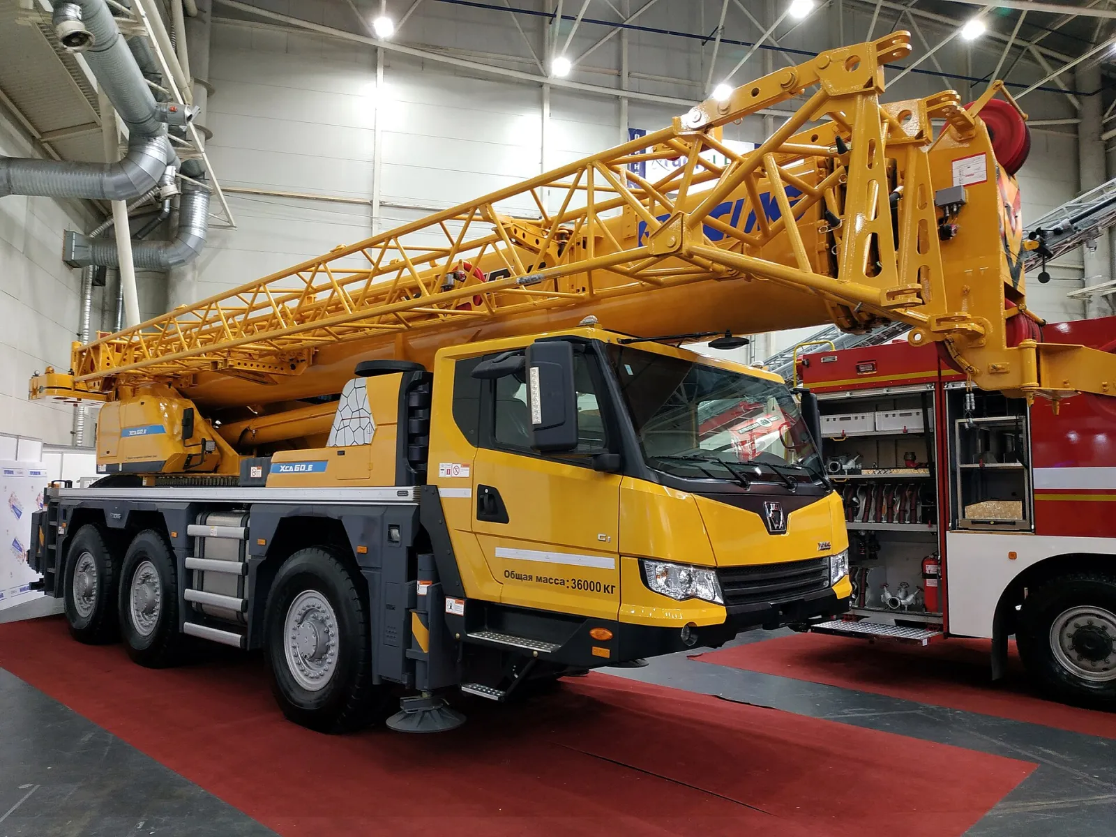 XCMG truck crane (XCA60E pictured)