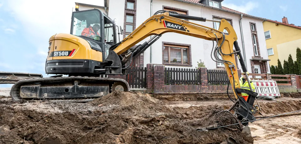 SANY SY50U mini excavator