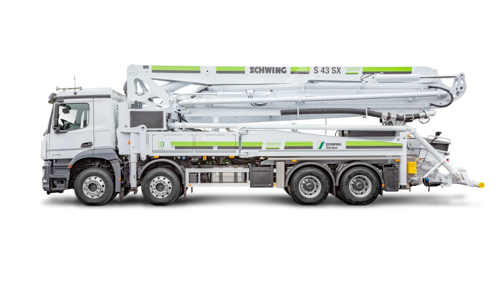 Schwing S 43 SX concrete pump (hybrid S 43 SX version pictured)