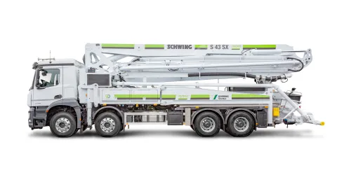 Schwing S 43 SX concrete pump (hybrid S 43 SX version pictured)