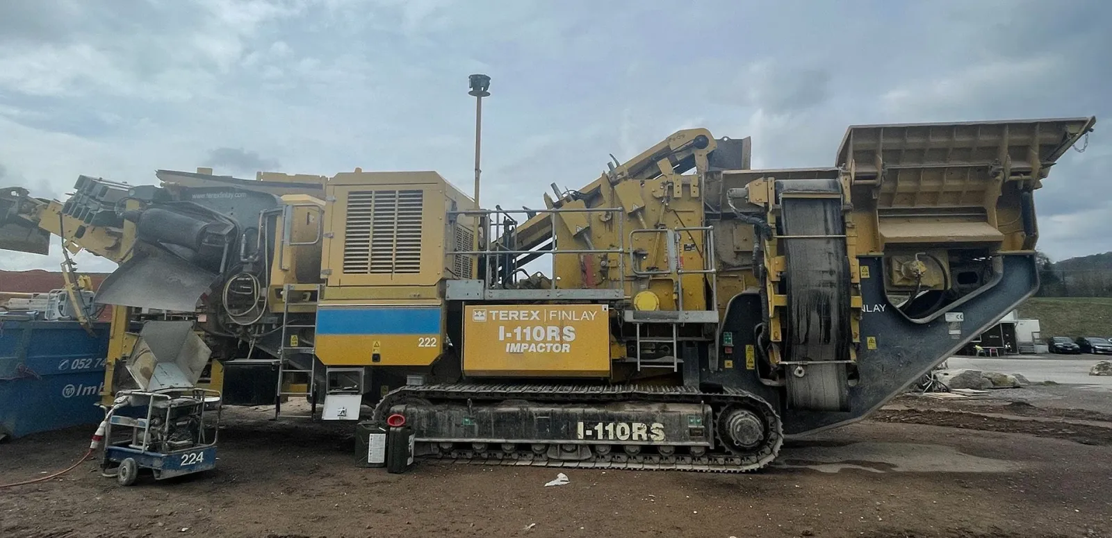 Terex Finlay I-110RS mobile crusher