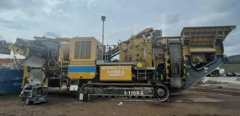 Terex Finlay I-110RS mobile crusher