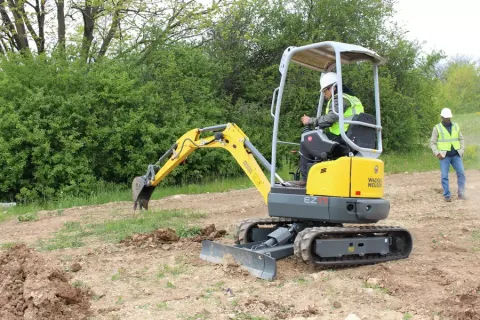 Wacker Neuson EZ17 mini excavator
